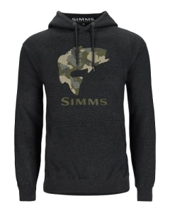 Mikina Simms Bass Fill Hoody Charcoal Heather S