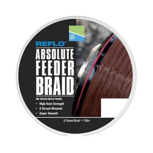 Preston Reflo AbsoluteFeeder pletená šňůra 0,10mm 150m