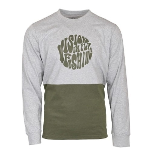 Vision Mikina Since Long Sleeve GREY/OLIVE XL