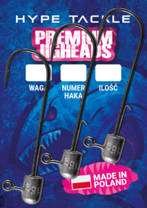 Hype Tackle Premium Bullet Jigheads 8/0 30g 3ks.