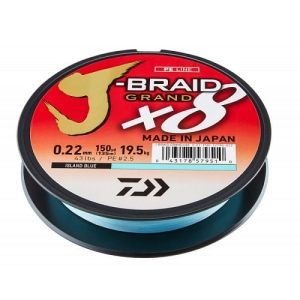 DAIWA J-BRAID GRAND X8 LIGHT GREY 0,24 mm 135 m