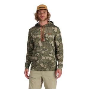 Mikina Simms Challenger Hoody Camo Olive Drab M