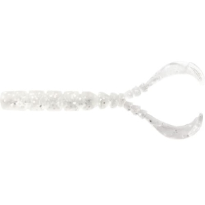 MUSTAD Aji Worm Chiki-Chiki Clear Silver Glitter 4,3 cm 12 ks.