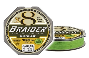 BRAIDER X8 0,18mm 150m 21,4kg Lime Green