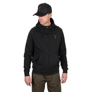 Fox Collection LW Hoody Black Orange Roz.XXL