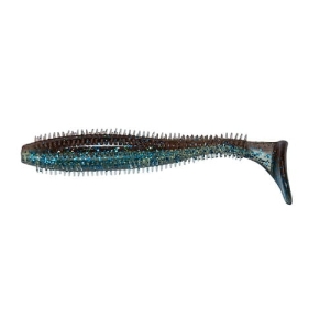 Fox Rage Spikey Shad, UV Blue Guts 9cm 1ks