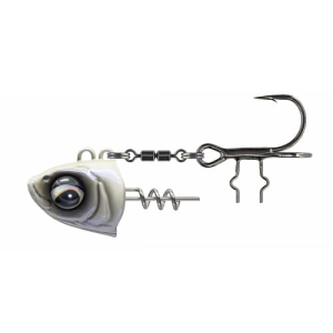 SG Monster Vertical Heads 150g 2/0 Perleťový bílý 3ks