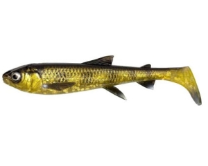 SG 3D Whitefish Shad 23cm 94g černá zlatá třpytka 1ks.