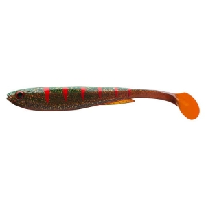 PX Slim Shad Y 13.5cm Motor oil Tiger 1ks