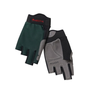 Rukavice Westin Drip UPF Half Finger M Deep Forest