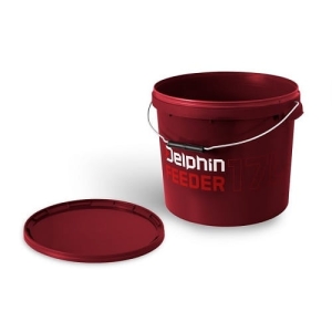 Delphin FEEDER 17l kulaté vědro s víkem