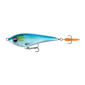 DEVIATOR SWIM 12,5CM 50G POMALU SE POTÁPĚJÍCÍ MODRÝ CHROM