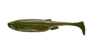 Libra Lures Kraken Shad 2 032 Motor Oil Green10ks