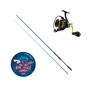 Sada Hype Tackle H2 Target Jig XF 2.51m 5-23g + DAM QUICK 7 3000 Braided X Anniversary + HypeTackle WP8 0.13mm