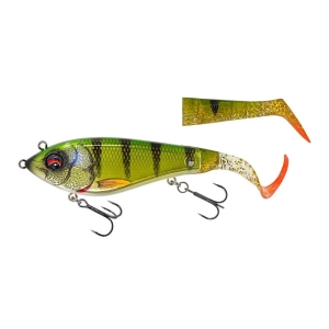 DEVIATOR TAIL 20CM 87G SLOW SINKING Chromovaný okoun