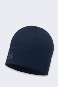 Buff Merino Wool 1 Layer Solid Navy Kšiltovka