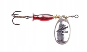 Mepps Aglia Longcast Silver 2/8g