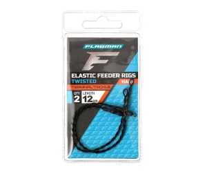 Flagman Elastické kroucené návazce Feeder Rigs Hard 12cm