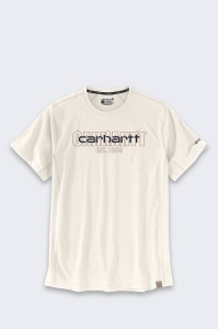 Carhartt Force Midweight Logo T-Shirt Malt XL