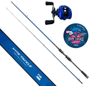 Sada Hype Tackle H2 HF 2.21m 10-50g+H2-150LH+0.15mm, 12kg Purple