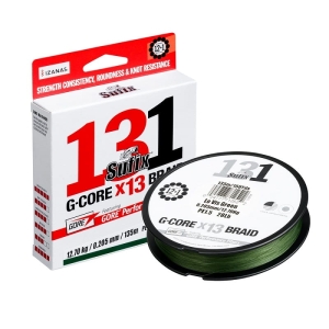 Sufix 131 G-Core 13x 0,104 mm 5,4 kg L-VGreen 100 m