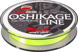 MOMOI Oshikage opletení 0,053mm/1,3kg 150m žlutá