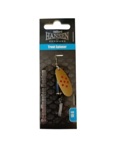 Hansen Trout Spinner 3 10g černá/zlaté skvrny
