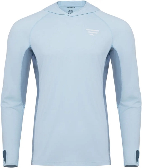 Favorite Bluza z Kapturem Jersey Basic UPF50+ light blue.jpg