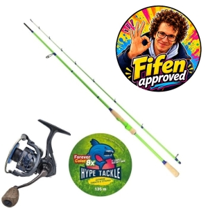 Zestaw Fifena Szczupak i Boleń Hype Tackle Fresh 2,74m 7-35g + Hype Tackle H2 4000 + Hype Tackle Forever Red 0,17mm