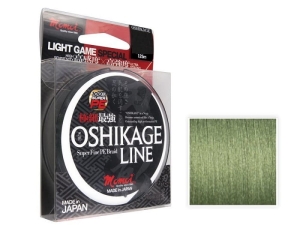 MOMOI Oshikage pletená šňůra 0,091 mm/3,1 kg 125 m zelená