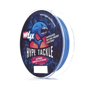 Hype Tackle 4X pletená šňůra modrá 0,28 mm, 22,5 kg 135 m