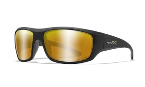 Wiley X OMEGA Captivate Polarized Bronze Mirror Copper Matte Black Frame F