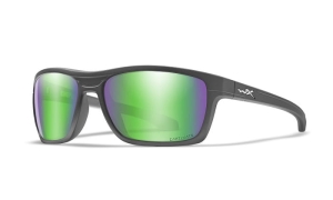 Wiley X KINGPIN Captivate Polarized Green Mirror Amber Matte Grafitový rám