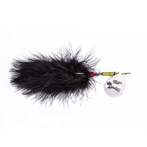 Mepps GIANT MARABOU stříbrná/černá_stříbrná/černá 40g