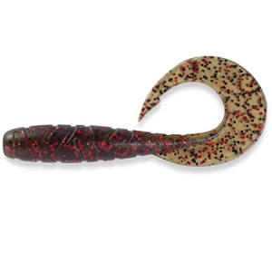 FishUP Mighty Grub 3,5" #045 Green Pump/Red&B 7ks