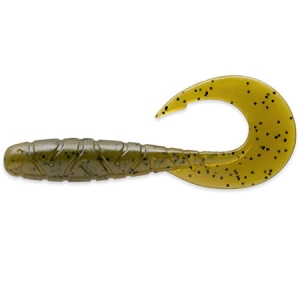 FishUP Mighty Grub 3,5" #074 Green Pumpkin Seed x7 ks
