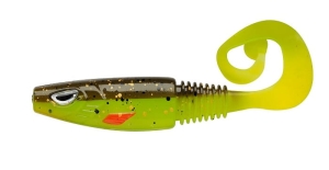 Berkley Sick Curl 8cm Brown Chartreuse 1ks