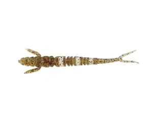 FishUP Moucha 4,1cm #045 Zelená dýně červená černá 10ks