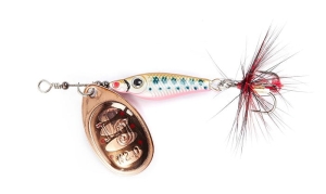 LUCKY JOHN TRIAN BLADE ROUND spinner 6g 006