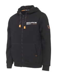 Savage Gear Urban Zip Hoodie XXL Black Ink