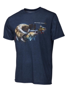 Savage Gear Cannibal Tee S Modrá