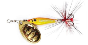Spinner LUCKY JOHN TRIAN BLADE ROUND 18g 001