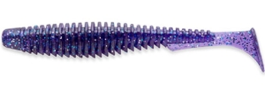 FishUP U-Shad 3,5" #060 Tmavě fialová/paví stříbro