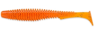 FishUP U-Shad 3,5" #049 - Oranžová dýně/černá