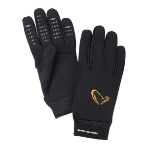 Savage Gear Neoprenové strečové rukavice Blac M