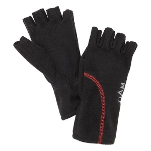 DAM WINDPROOF HALF FINGER GLOVE BLACK - XL