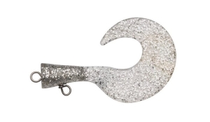 SVZ McMio Big Spare Tail Silver Glitter 72mm ocásky