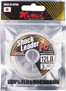 Fluorocarbonový návazec MOMOI Shock Leader FC 0.14 1.36kg 30m