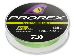 Splétaná šňůra Daiwa Prorex UL Finesse 0.25PE Chartreus