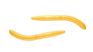 Libra Lures Fatty D'Worm 75mm Cheese Col.8 8ks